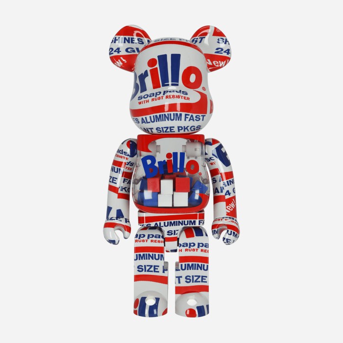 Medicom 1000% Andy Warhol Brillo 2022 Be@rbrick