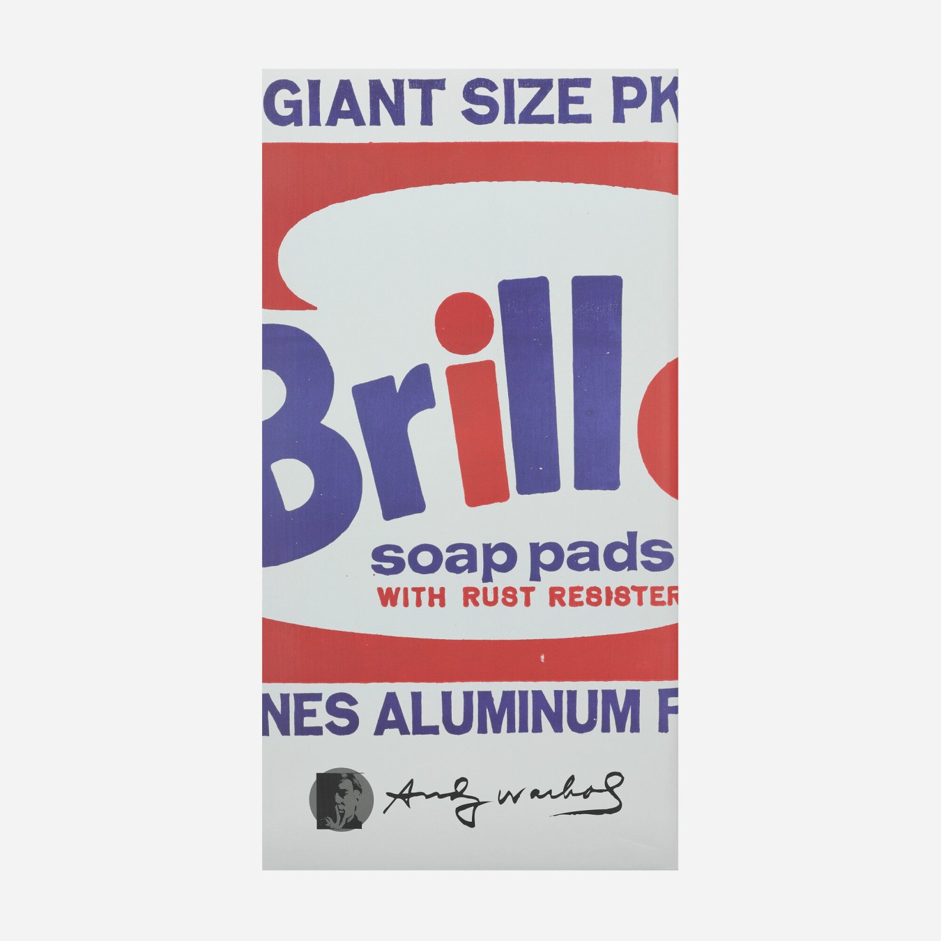 Medicom 1000% Andy Warhol Brillo 2022 Be@rbrick