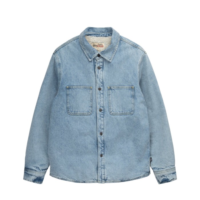 Stüssy Sherpa Lined Denim Shirt