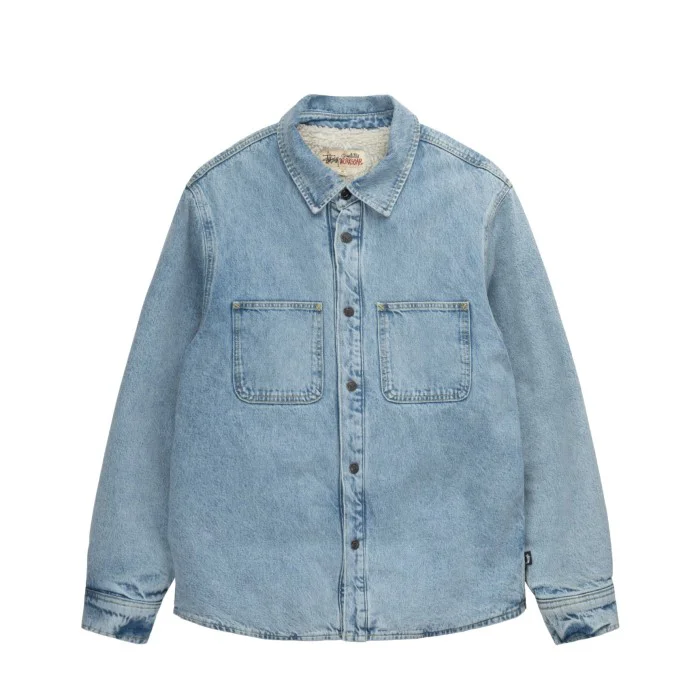 Stüssy Sherpa Lined Denim Shirt