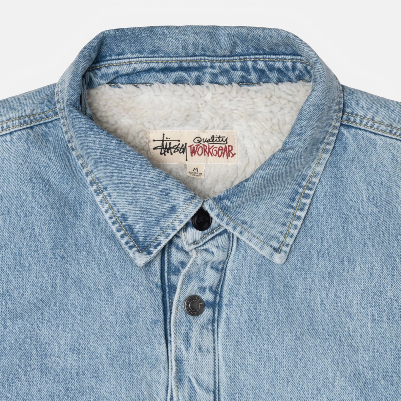 Stüssy Sherpa Lined Denim Shirt