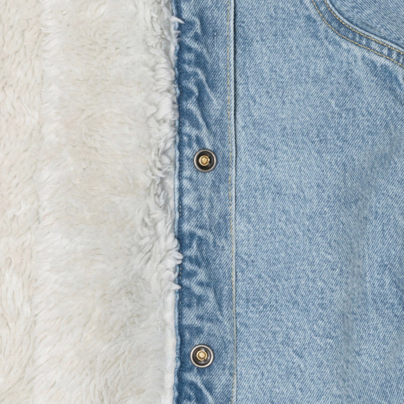 Stüssy Sherpa Lined Denim Shirt