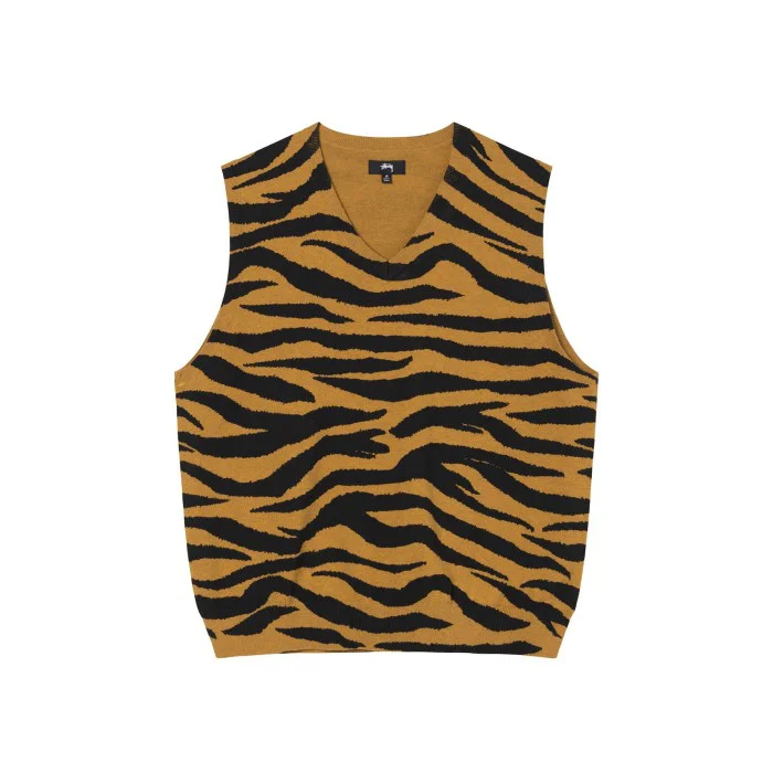 Stüssy Tiger Printed Sweater Vest