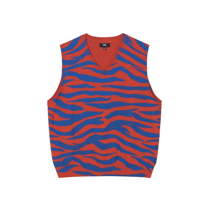 Stüssy Tiger Printed Sweater Vest