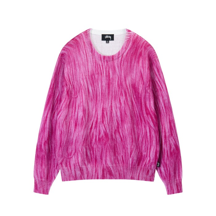 Stüssy Printed Fur Sweater