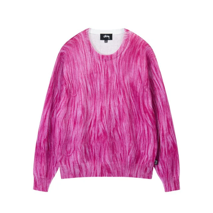 Stüssy Printed Fur Sweater