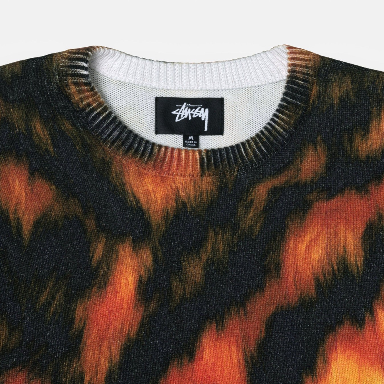 Stüssy Printed Fur Sweater
