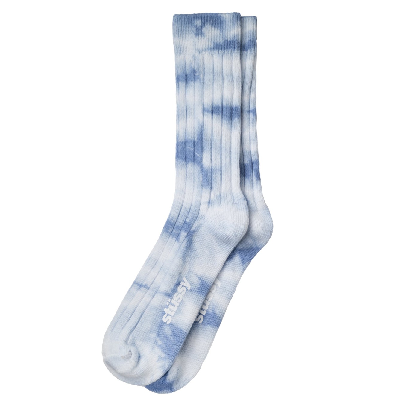 Stüssy  Dyed Stripe Ribbed Crew Socks