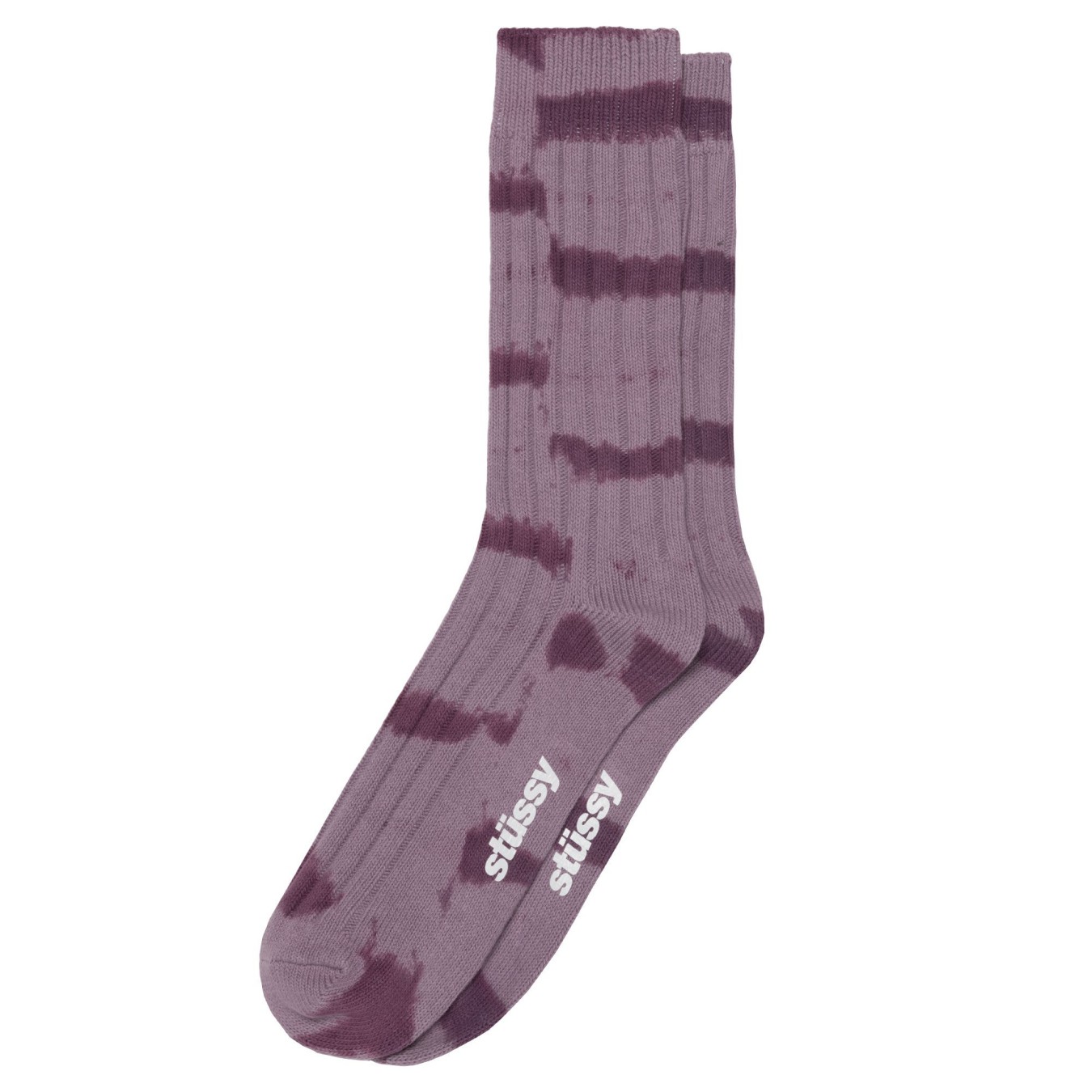 Stüssy Dyed Stripe Ribbed Crew Socks