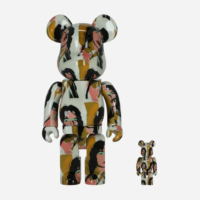 Medicom 100% + 400% Andy Warhol Mick Jagger Be@rbrick