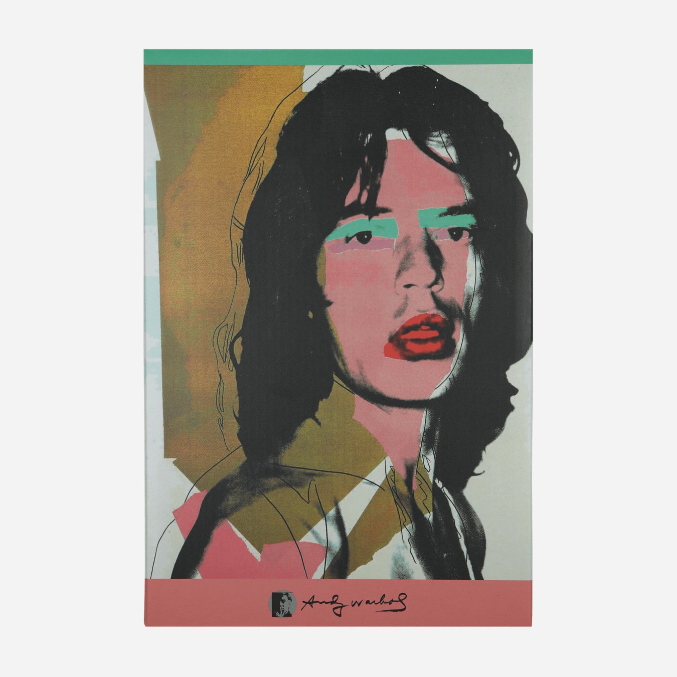 Medicom 100% + 400% Andy Warhol Mick Jagger Be@rbrick