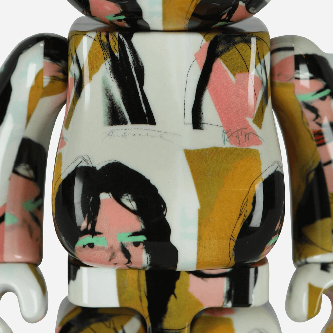 Medicom 100% + 400% Andy Warhol Mick Jagger Be@rbrick