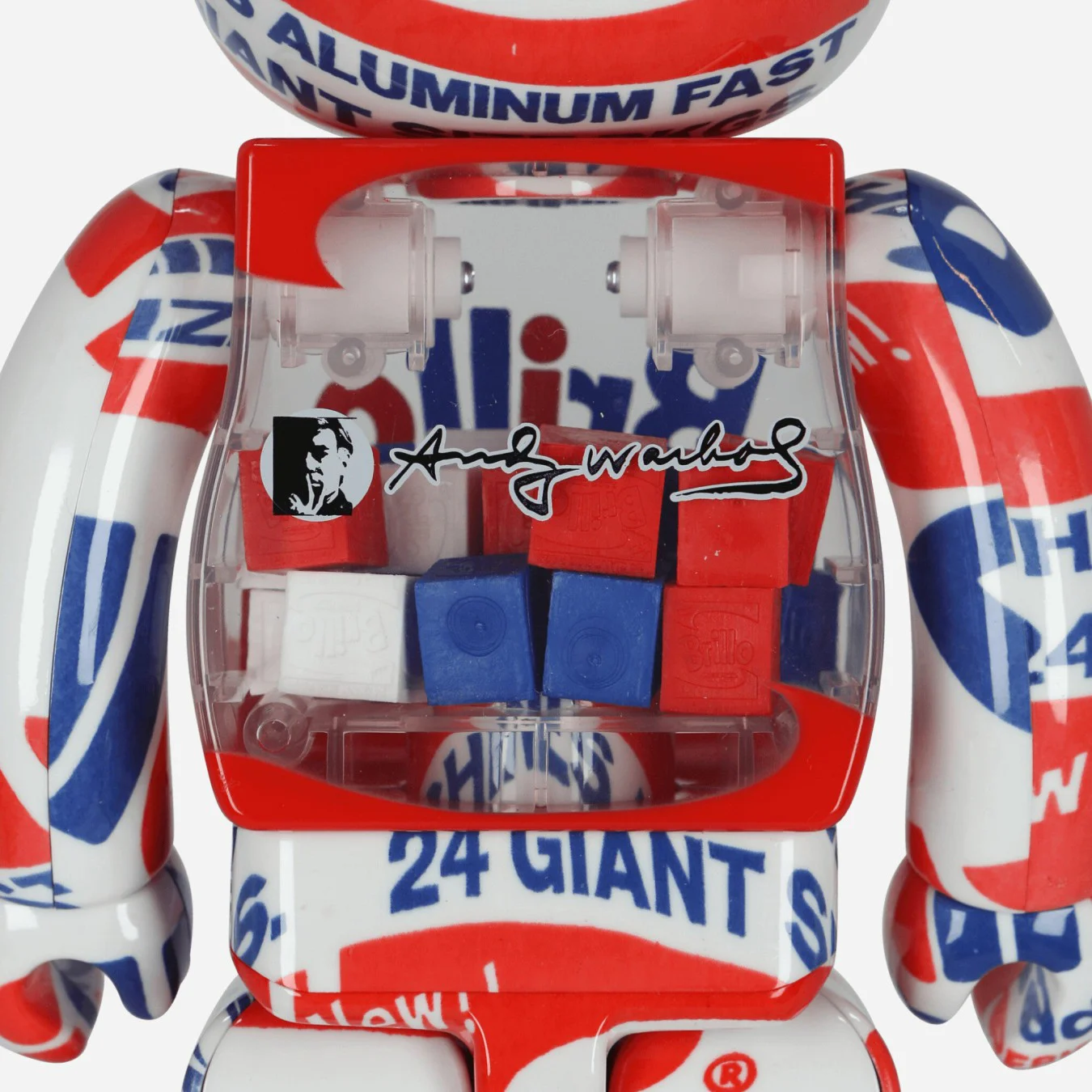 Medicom 100% + 400% Andy Warhol Brillo 2022 Be@rbrick