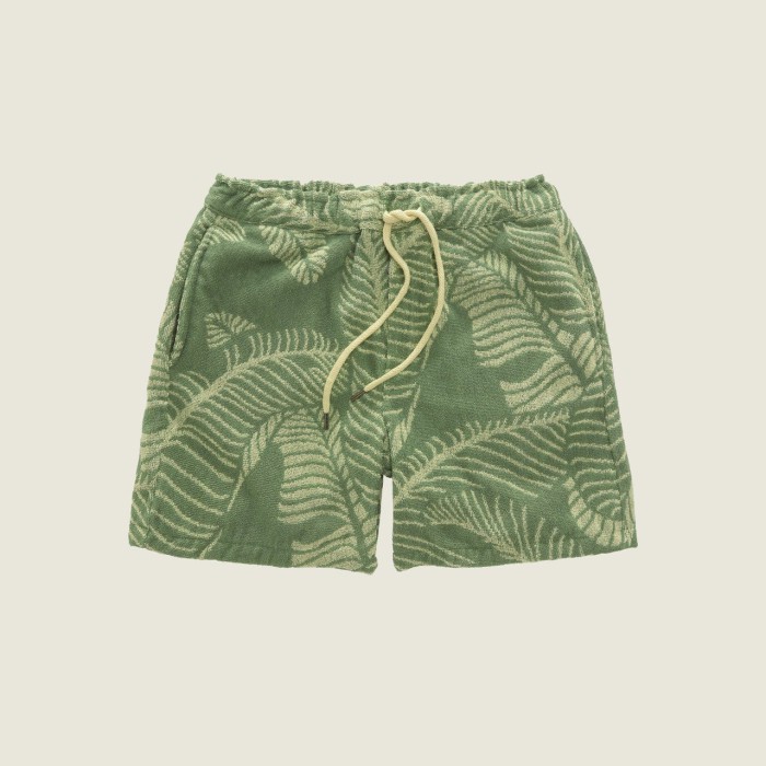 OAS Banana Leaf Terry Shorts