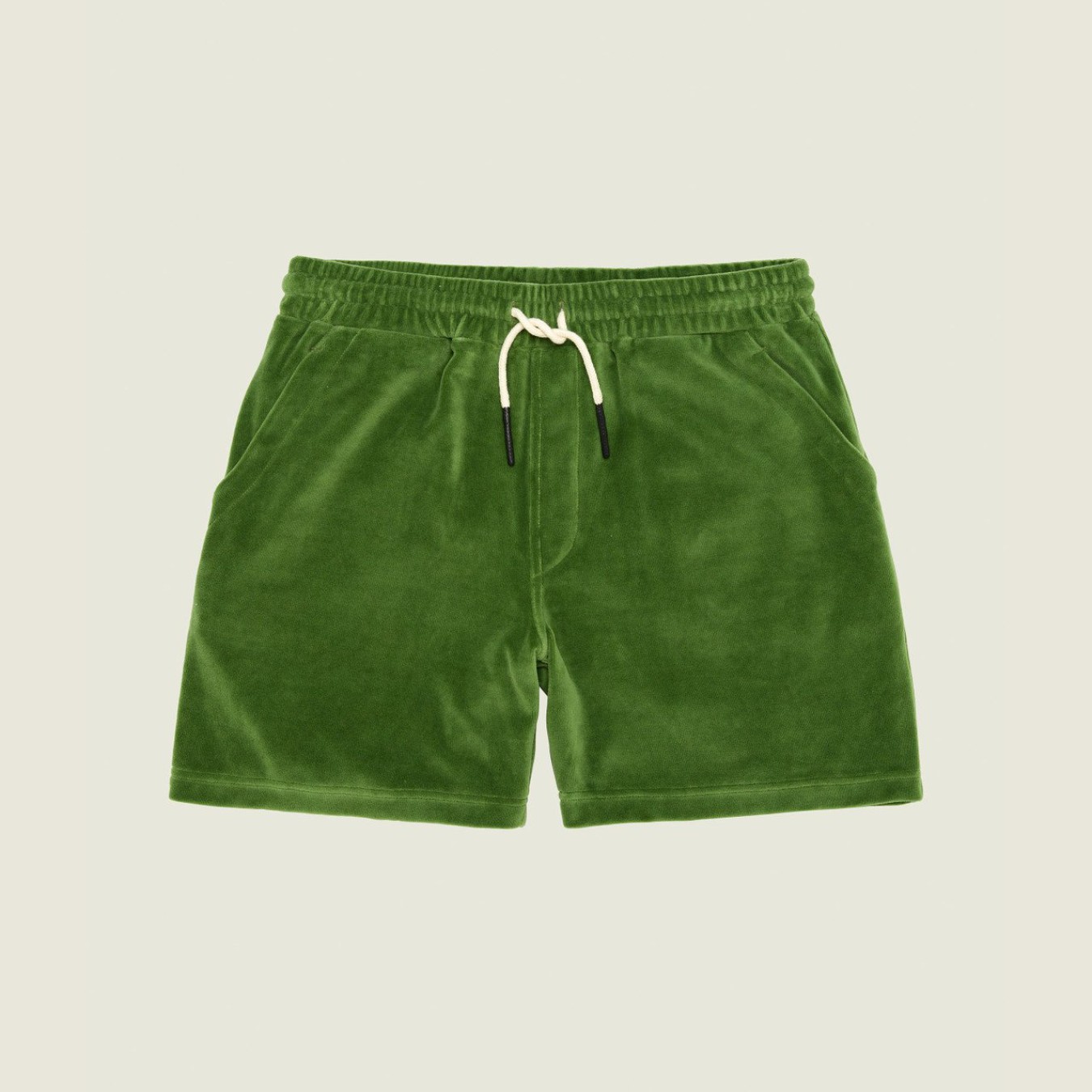 OAS Penny Green Velour Shorts