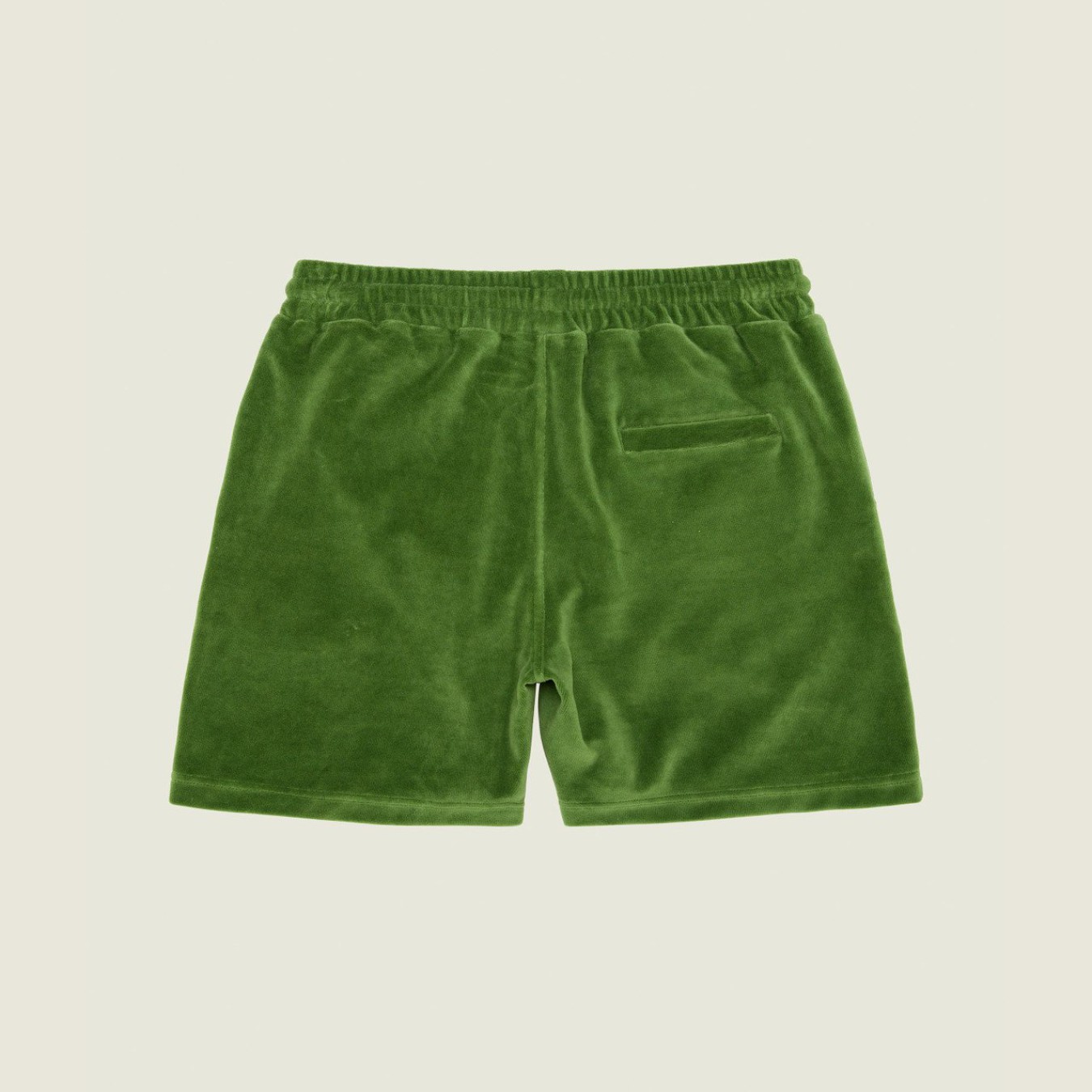 OAS Penny Green Velour Shorts