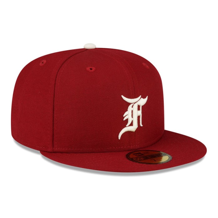 New Era x Fear Of God Philadelphia Phillies Maroon 59FIFTY Fitted Cap