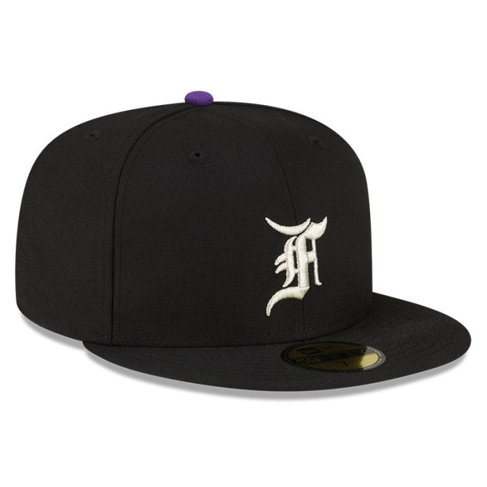 New Era X Fear Of God Colorado Rockies Black 59FIFTY Fitted Cap