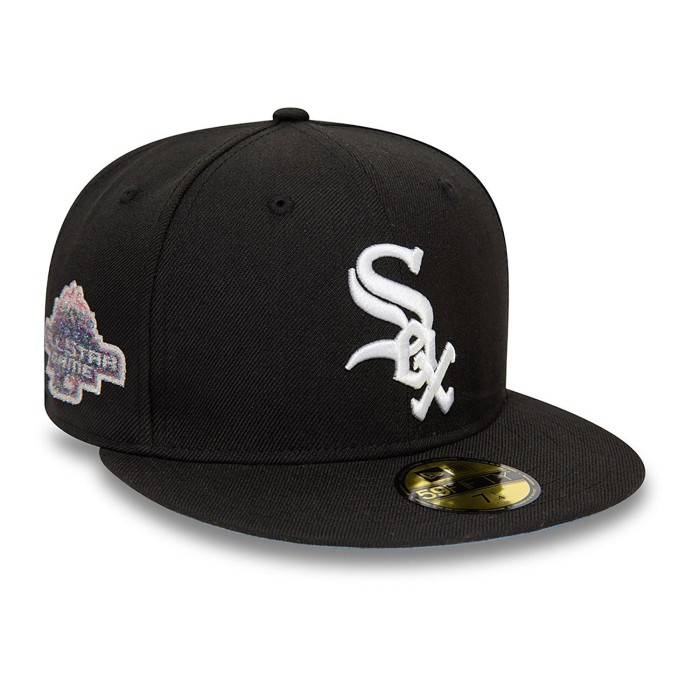 New Era Chicago White Sox MLB Icy Patch Black 59FIFTY Fitted Cap