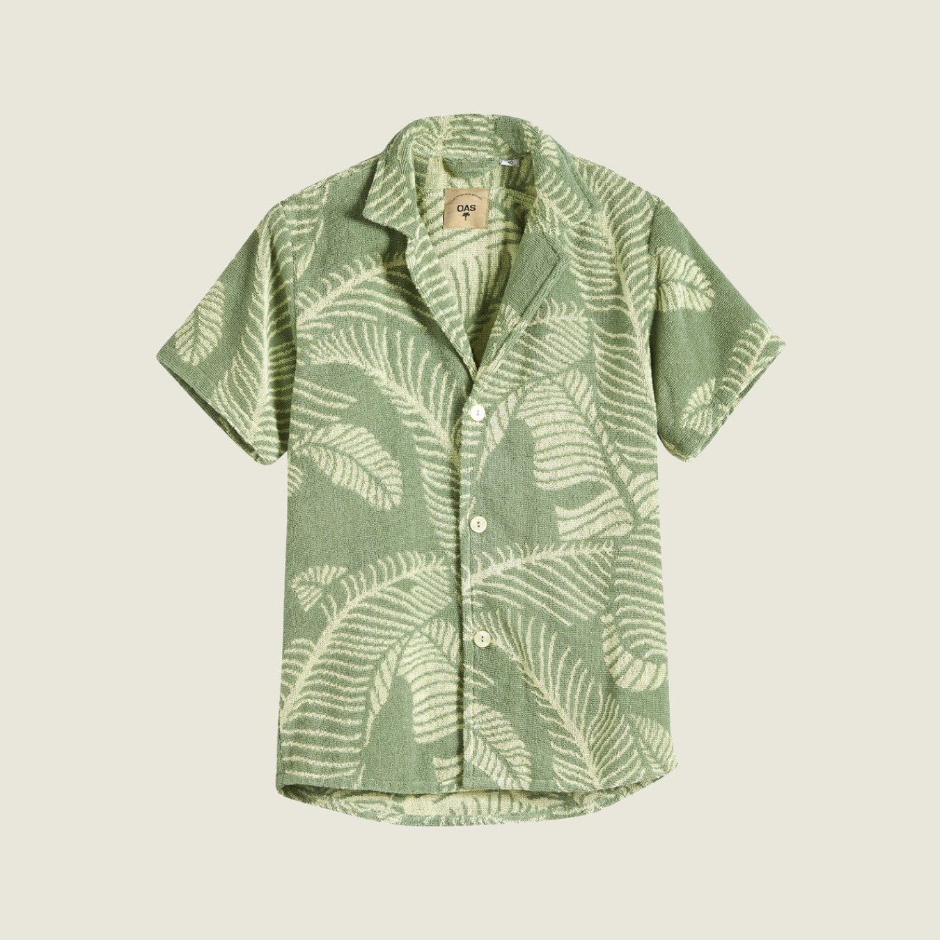 OAS Banana Leaf Cuba Terry Shirt