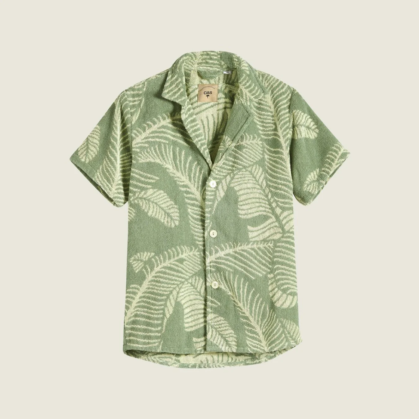 OAS Banana Leaf Cuba Terry Shirt