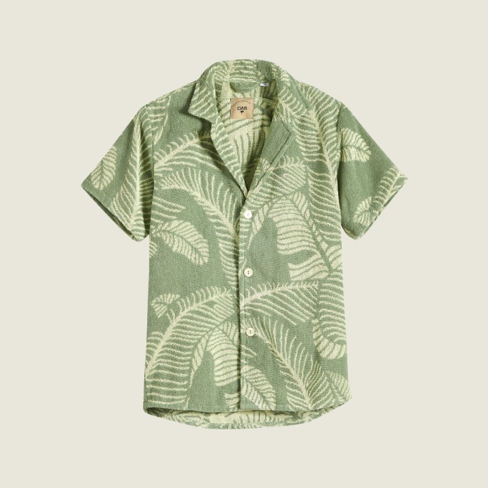 OAS Banana Leaf Cuba Terry Shirt