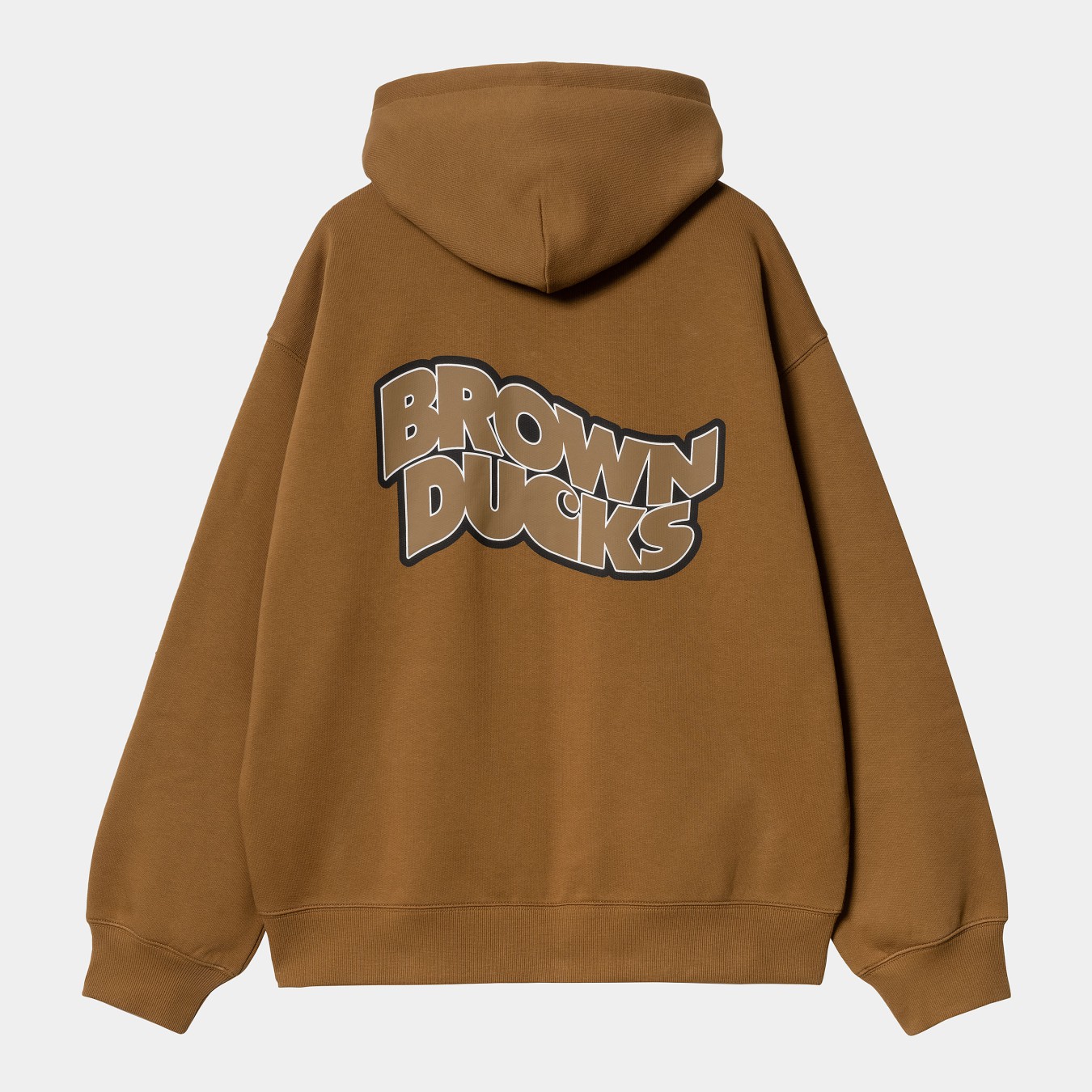 Carhartt WIP Hooded Brown Ducks Jacket