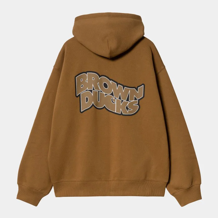 Carhartt WIP Hooded Brown Ducks Jacket