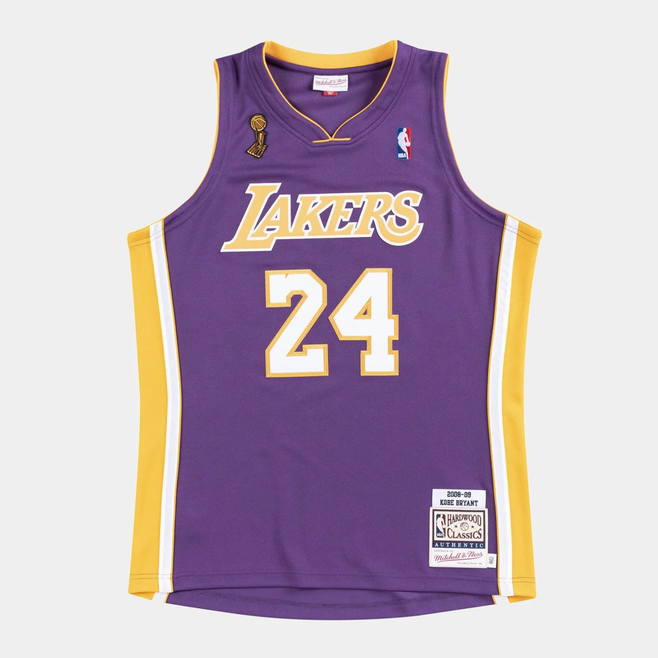 Mitchell & Ness Authentic Jersey Los Angeles Lakers Road Finals 2008-09 Kobe Bryant