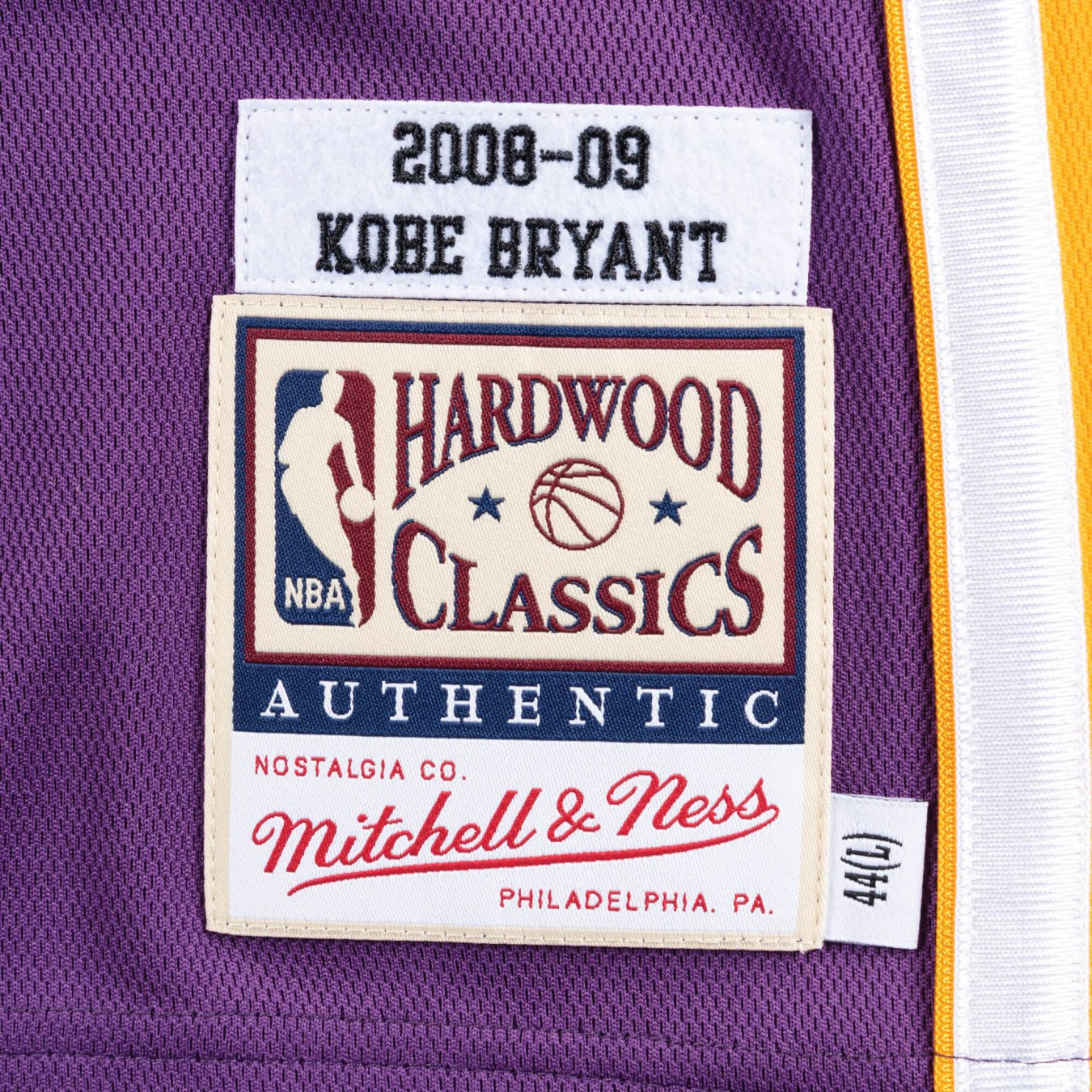 Mitchell & Ness Authentic Jersey Los Angeles Lakers Road Finals 2008-09 Kobe Bryant