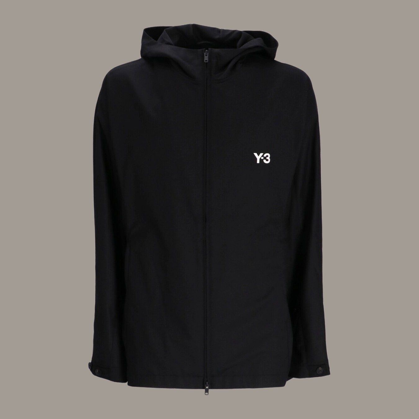 Y-3 Classic Refined Wool Hooded 3-Stripes Jacket
