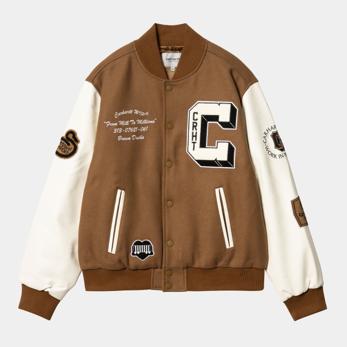 Carhartt WIP Brown Ducks Bomber 