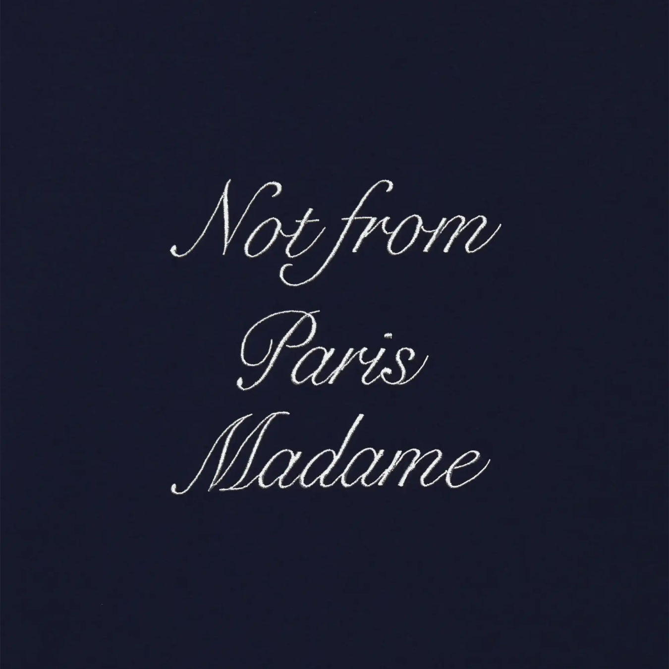 Drôle de Monsieur Le T-Shirt Slogan Calligraphie