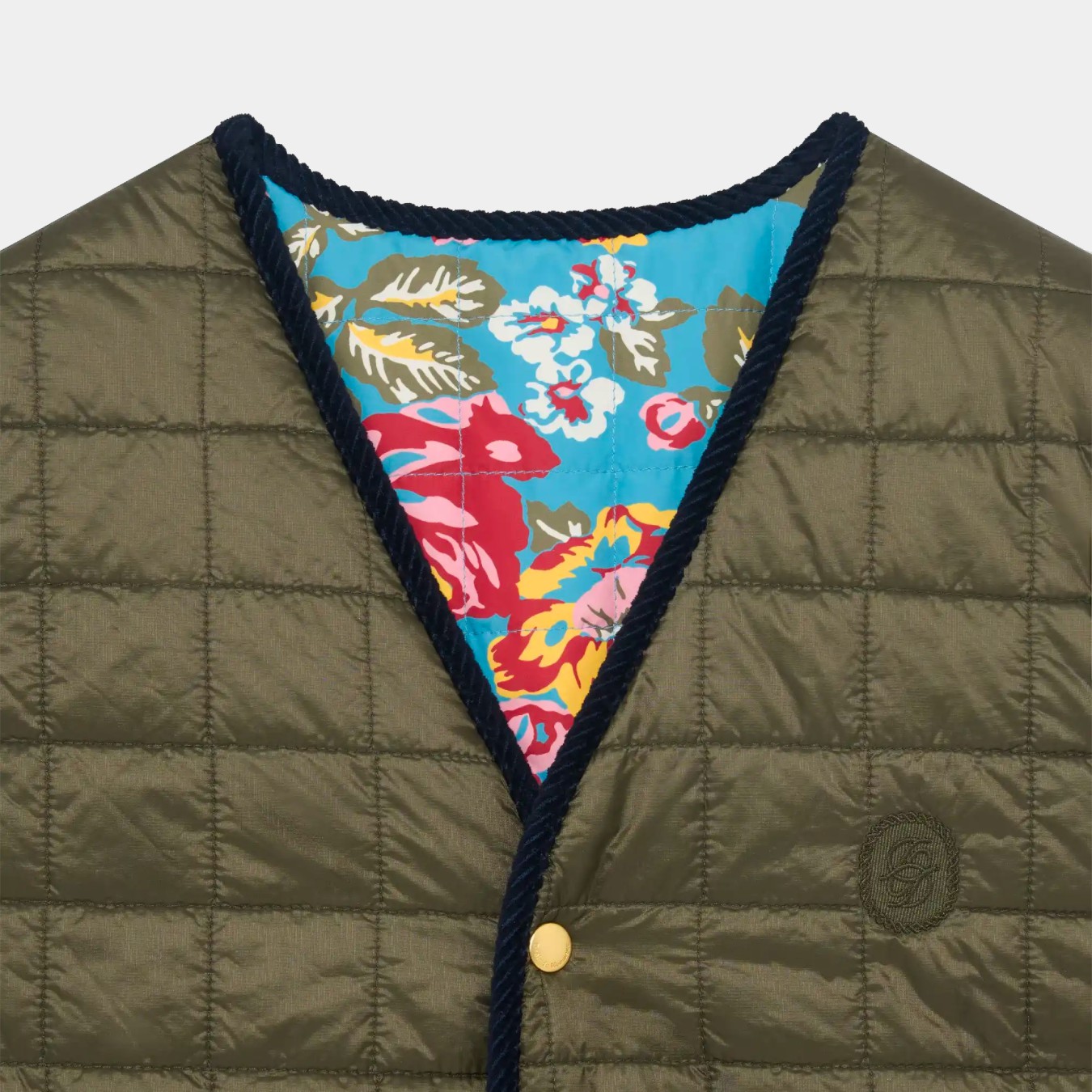 Drôle de Monsieur La Veste Sans Manche Matelassée