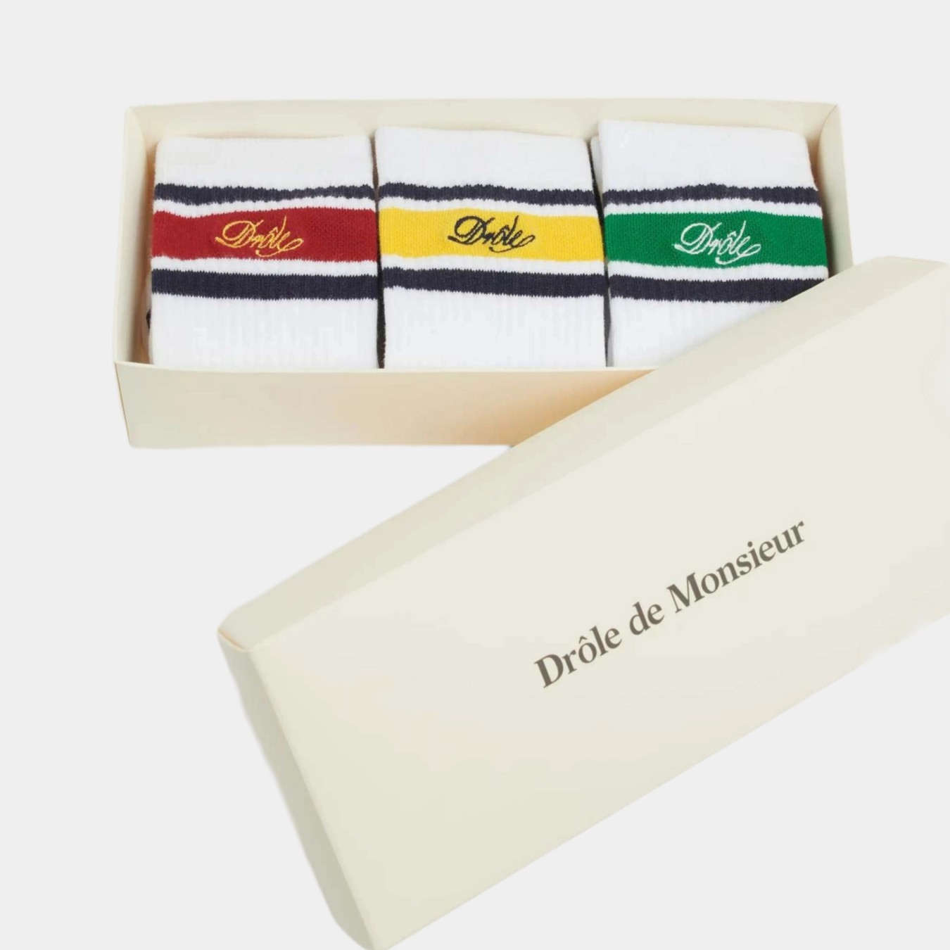 Drôle de Monsieur La Chaussette Drôle Rayée