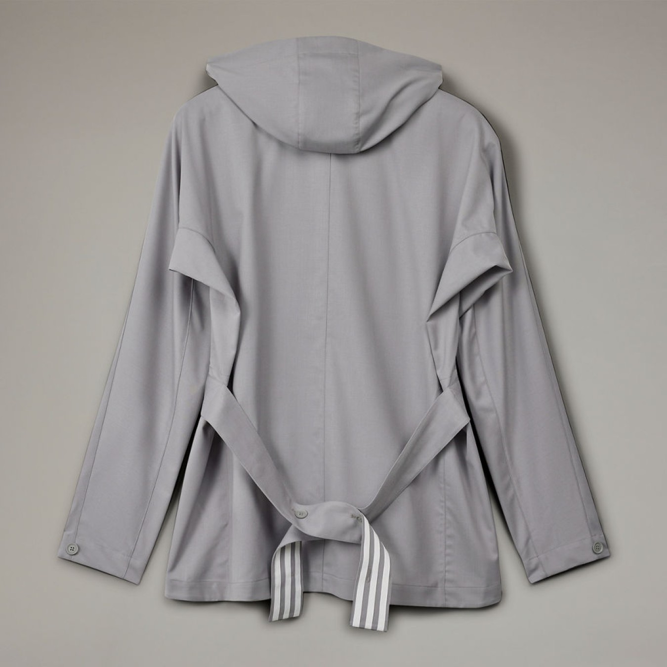 Y-3 Classic Refined Wool Hooded 3-Stripes Jacket