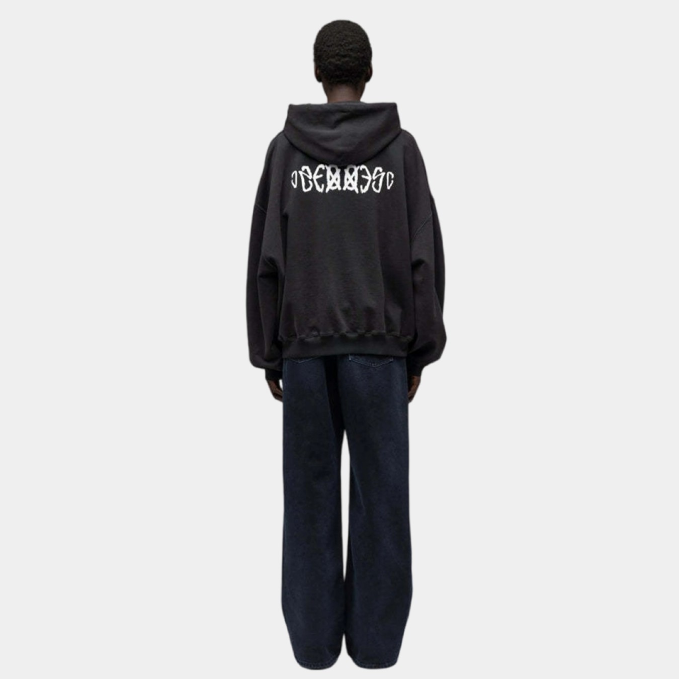 032c "SOS" Bubble Hoodie