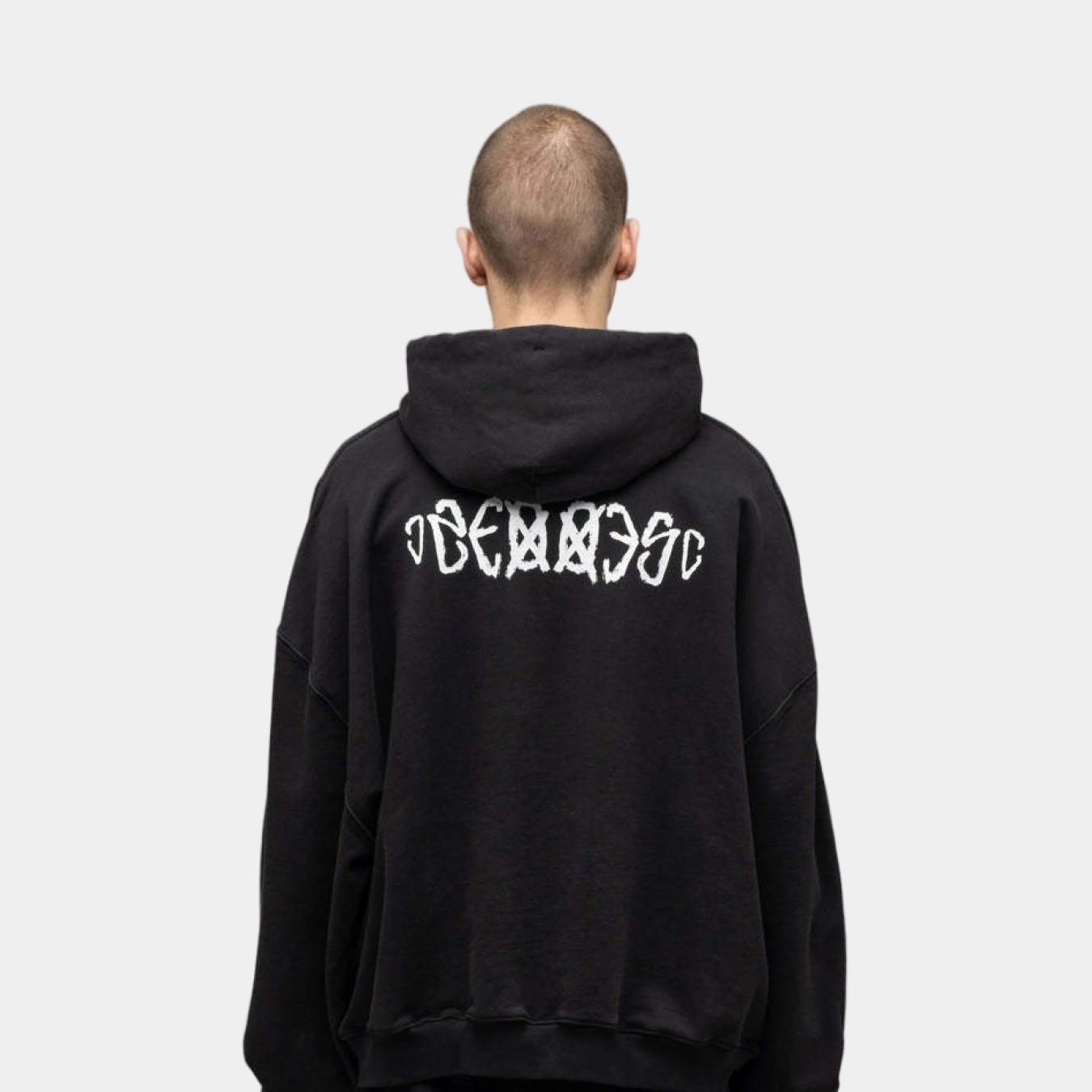 032c "SOS" Bubble Hoodie