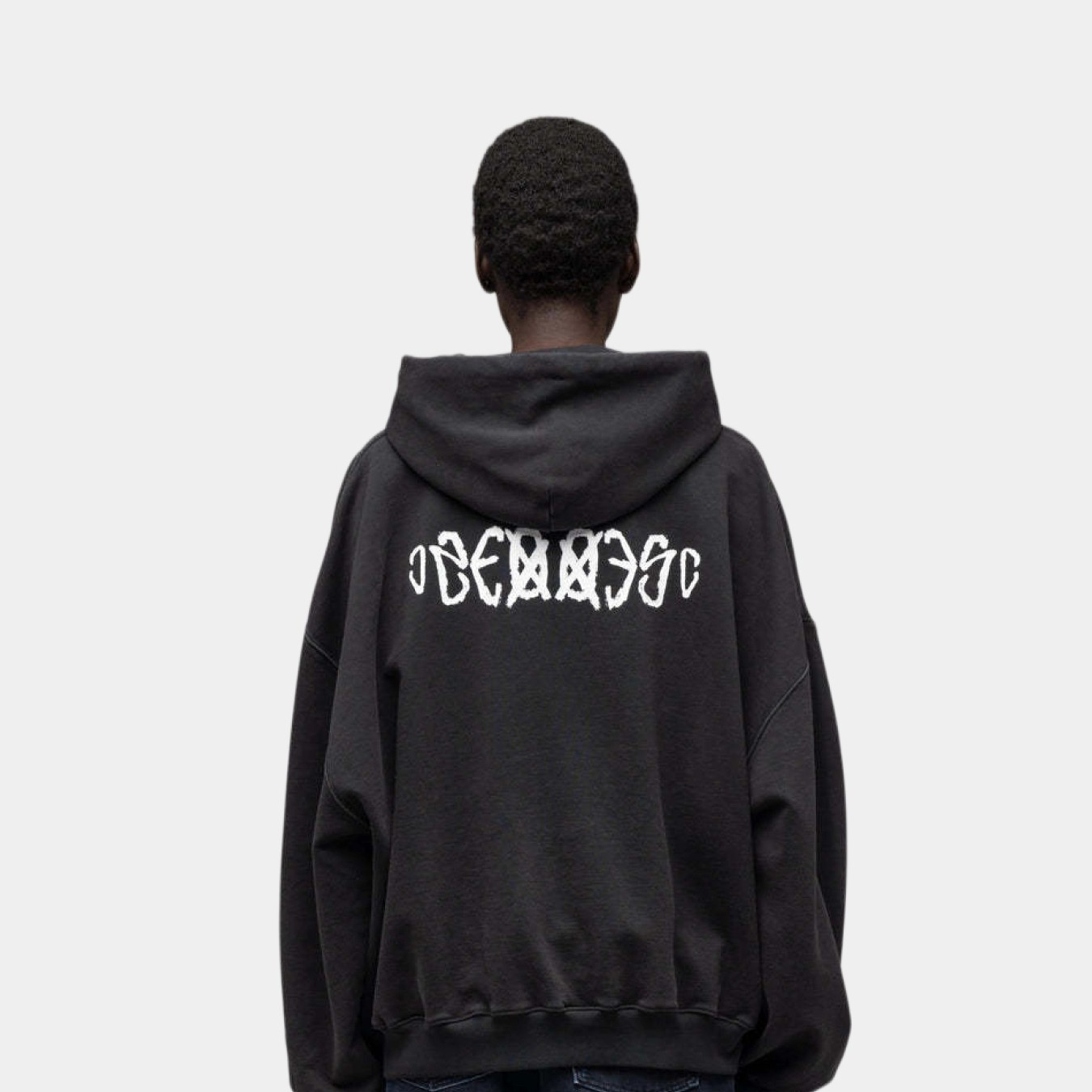 032c "SOS" Bubble Hoodie