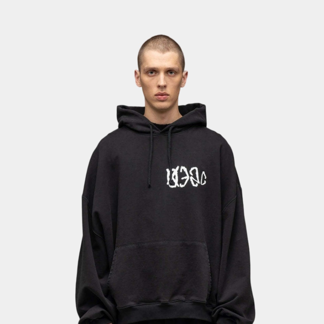 032c "SOS" Bubble Hoodie