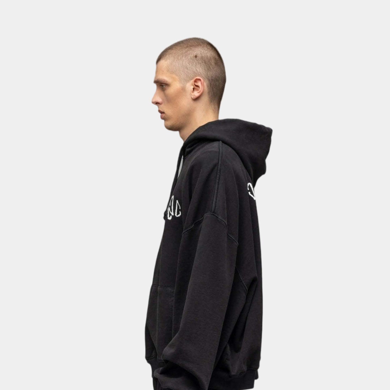 032c "SOS" Bubble Hoodie