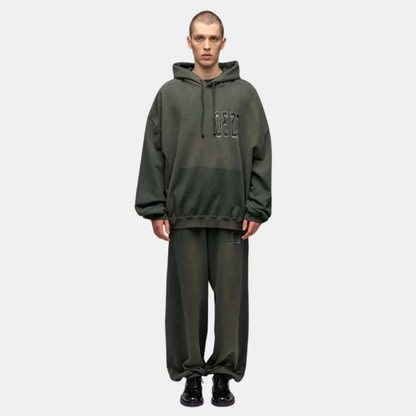 032c "Spliced" Bubble Hoodie