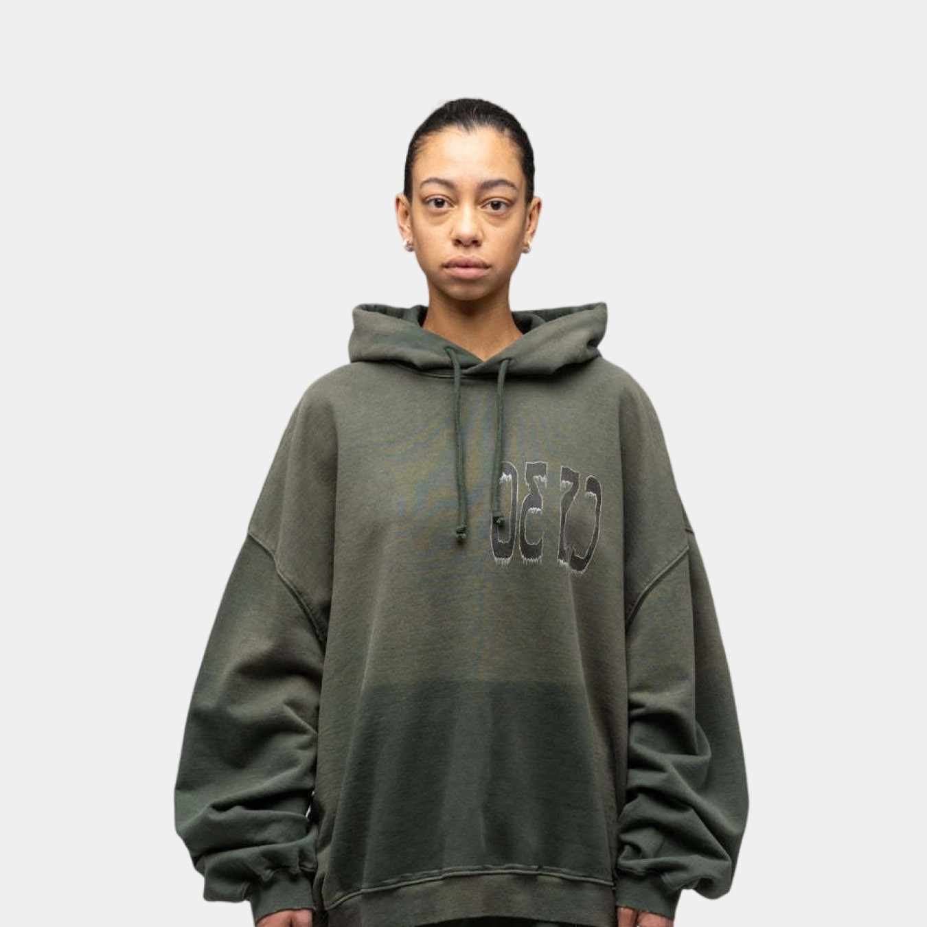 032c "Spliced" Bubble Hoodie