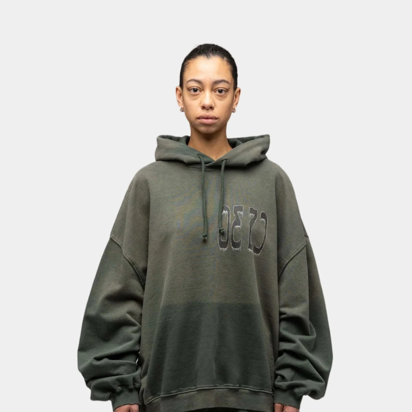 032c "Spliced" Bubble Hoodie