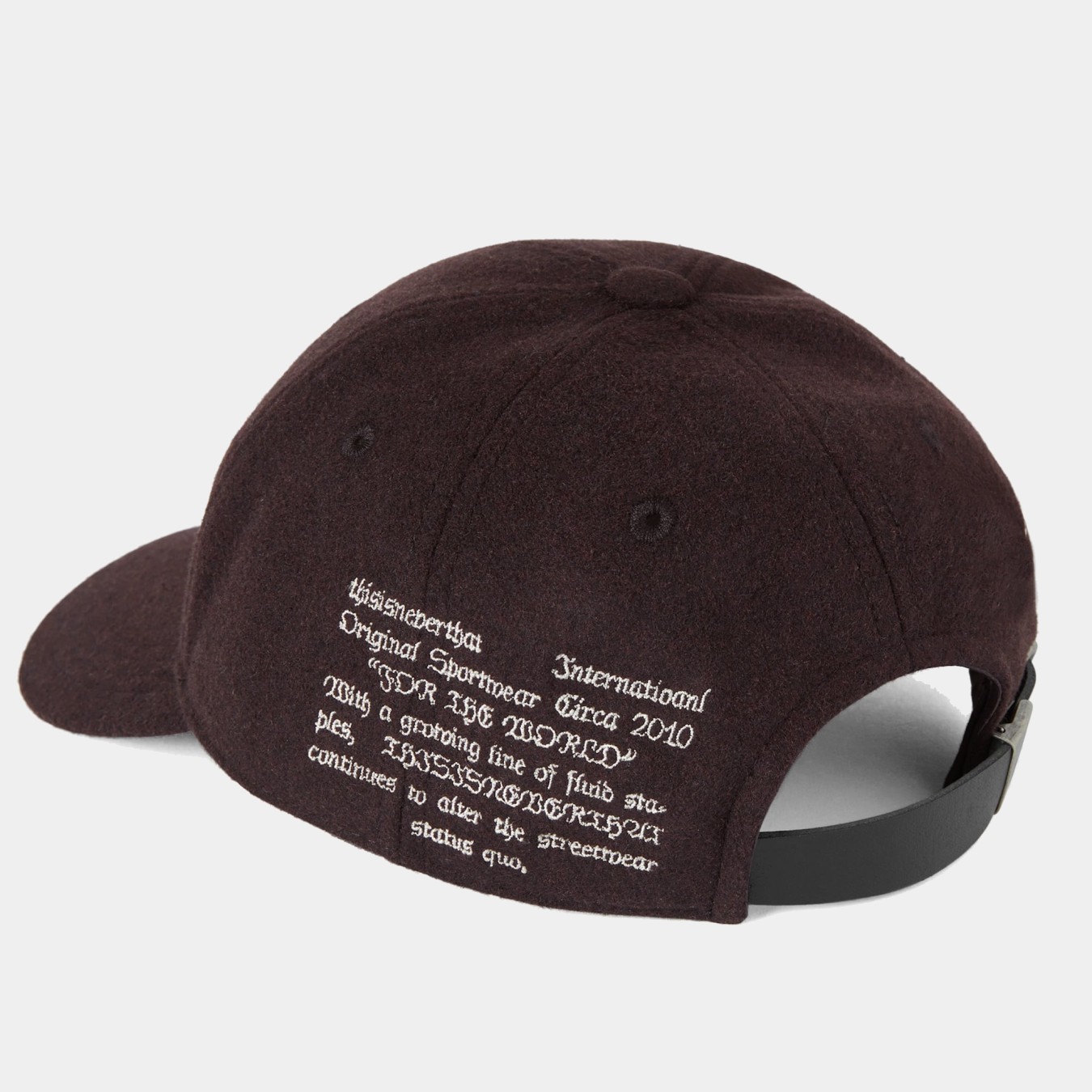 thisisneverthat N Felt Applique Cap