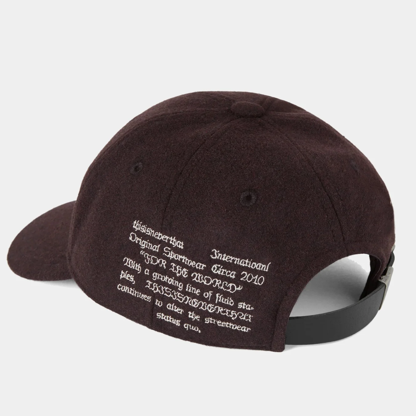 thisisneverthat N Felt Applique Cap
