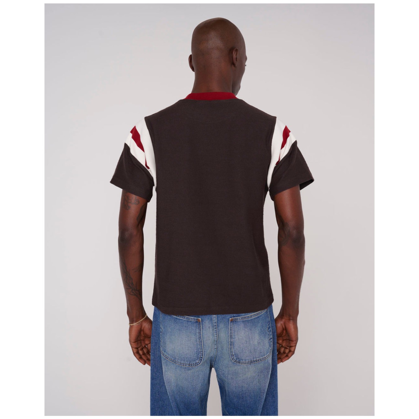 Brain Dead Slubby Football Shirt