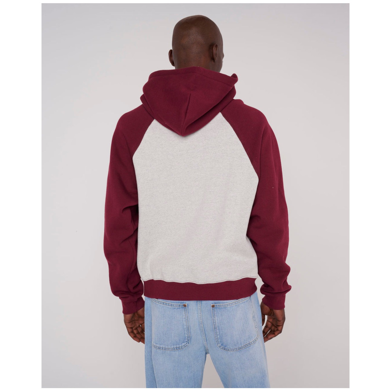 Brain Dead Fleece Logo Head Raglan Hoodie