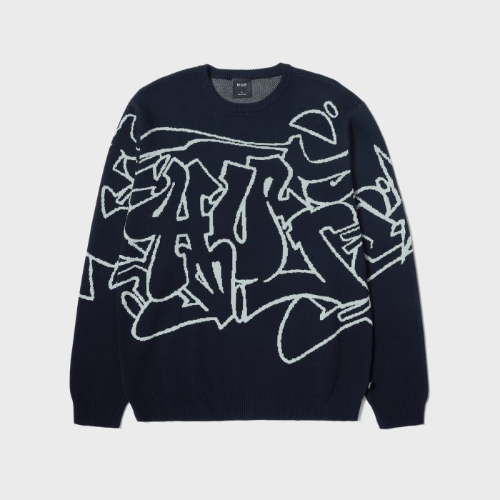 Huf Outlines Crewneck Sweater