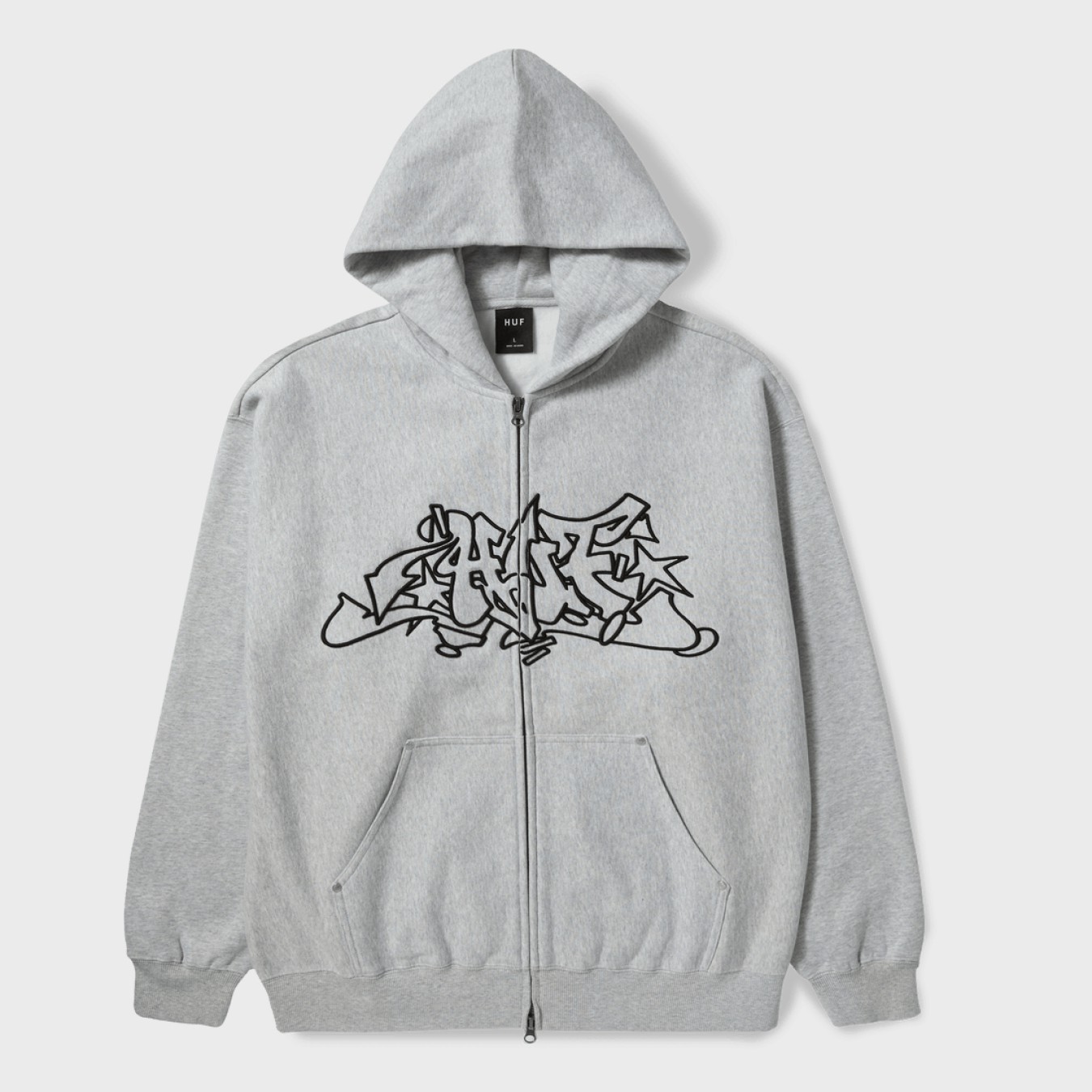 Huf Outlines Heavy Weight Full-Zip Fleece